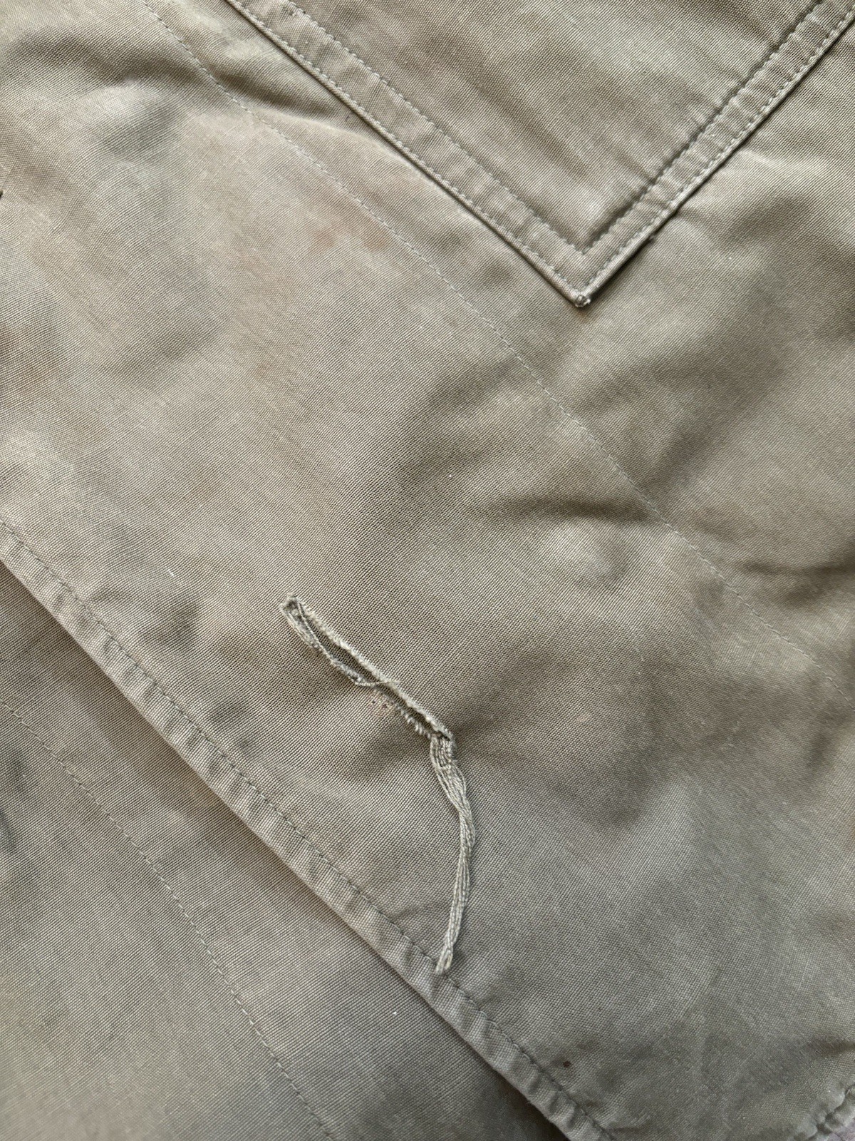 VTG M1947 US Military Parka Med W/ Liner Korean War Salty Army USMC