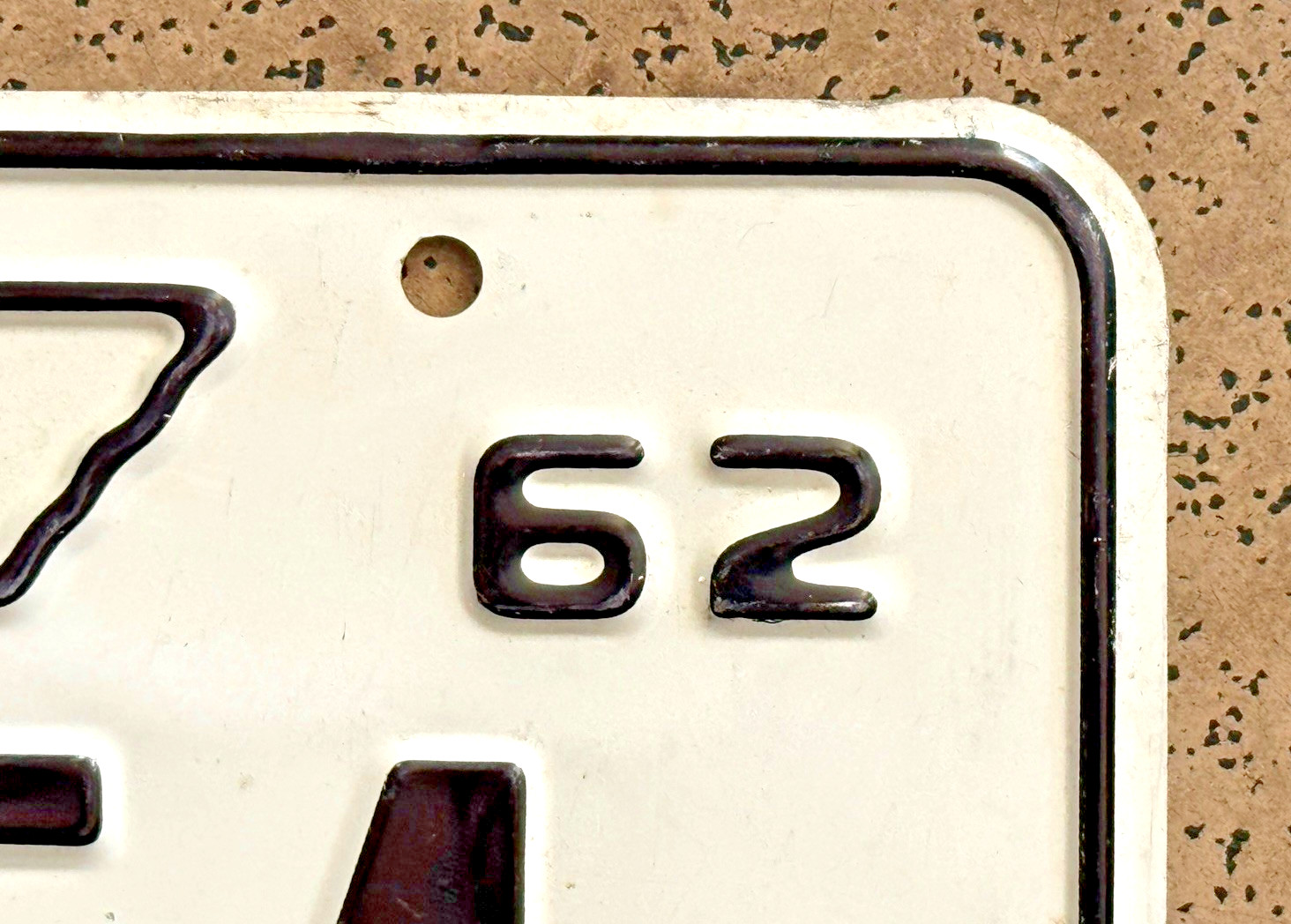 1963/1962 TENNESSEE license plate — GREENE CO — ORIGINAL vintage antique car tag