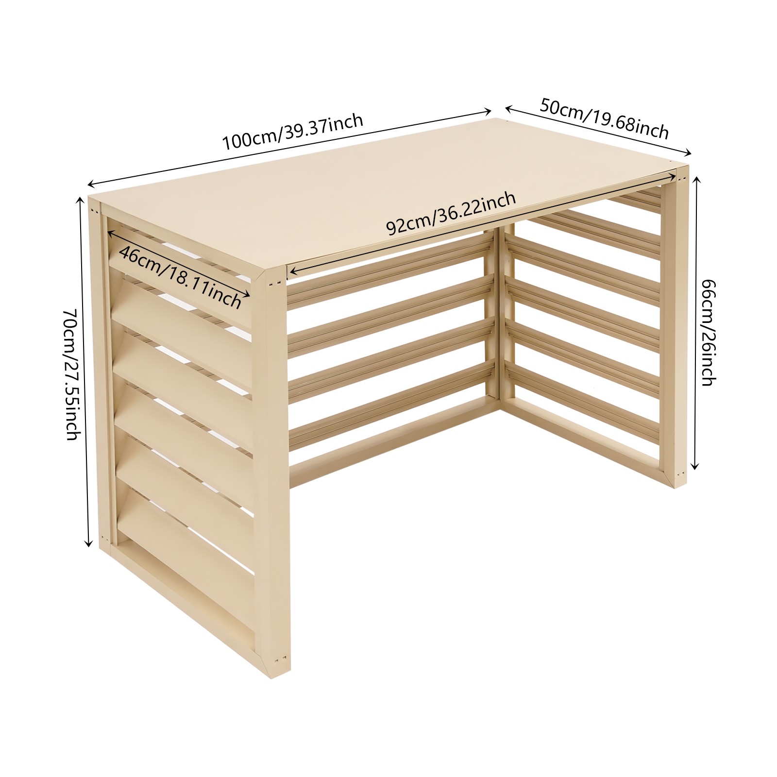 Air Conditioner Fence Screen Privacy Fence Air Conditioning Cover 100*50*70cm