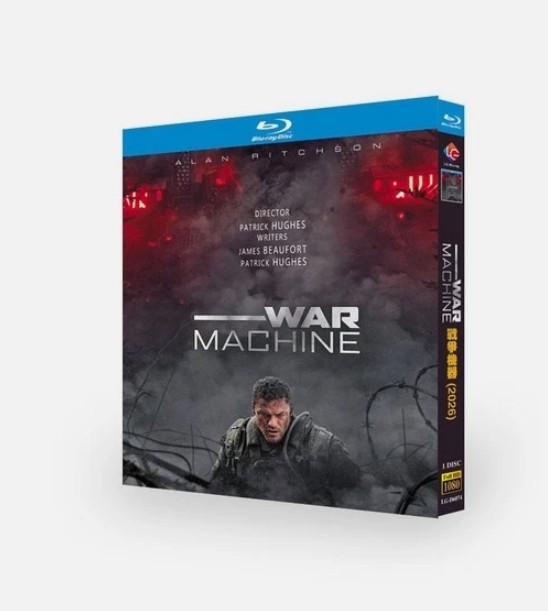 War Machine(2026)BD All Region New Box Set-