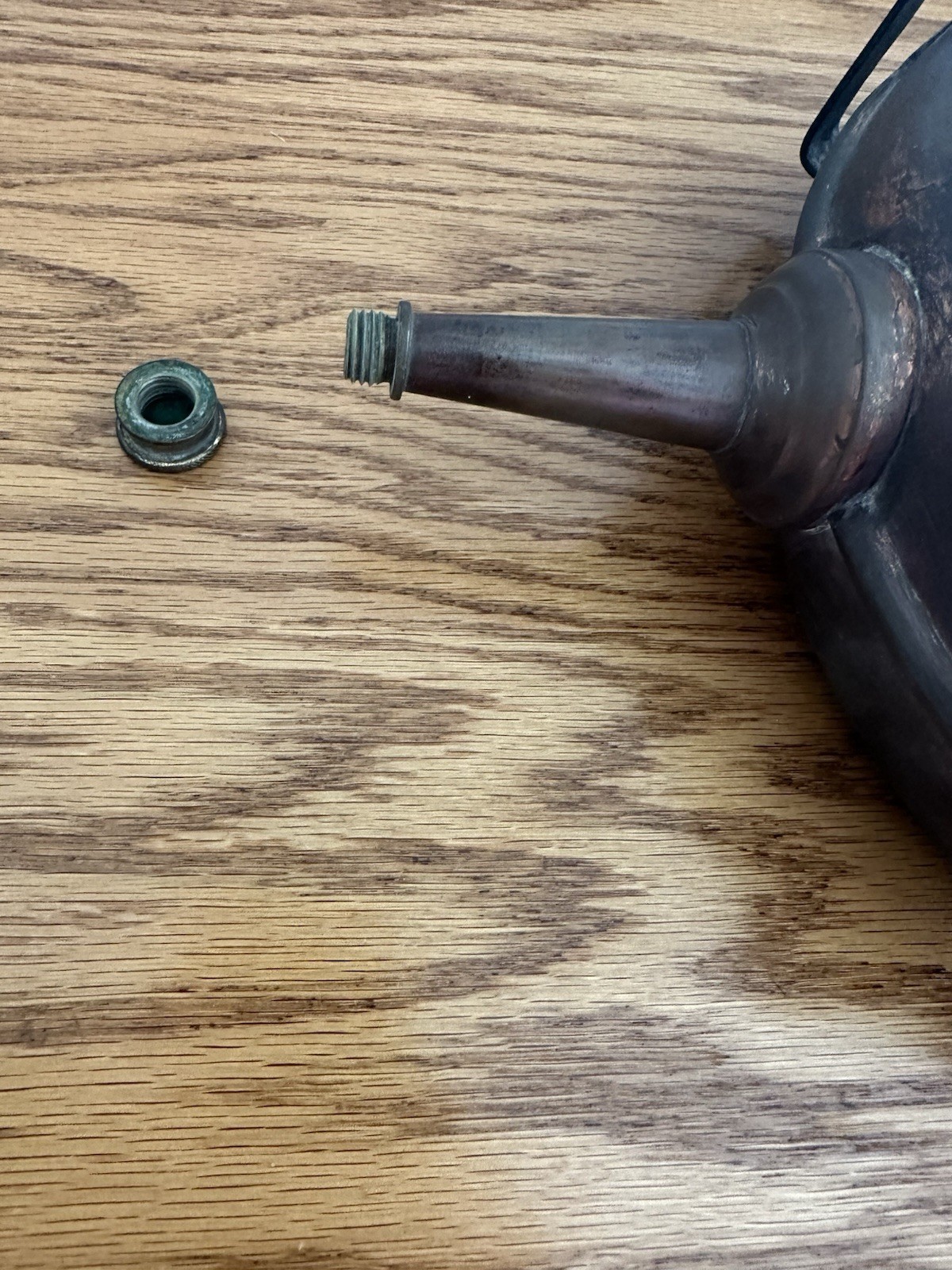 Antique U.S. Civil War Signal Corps Copper Canteen