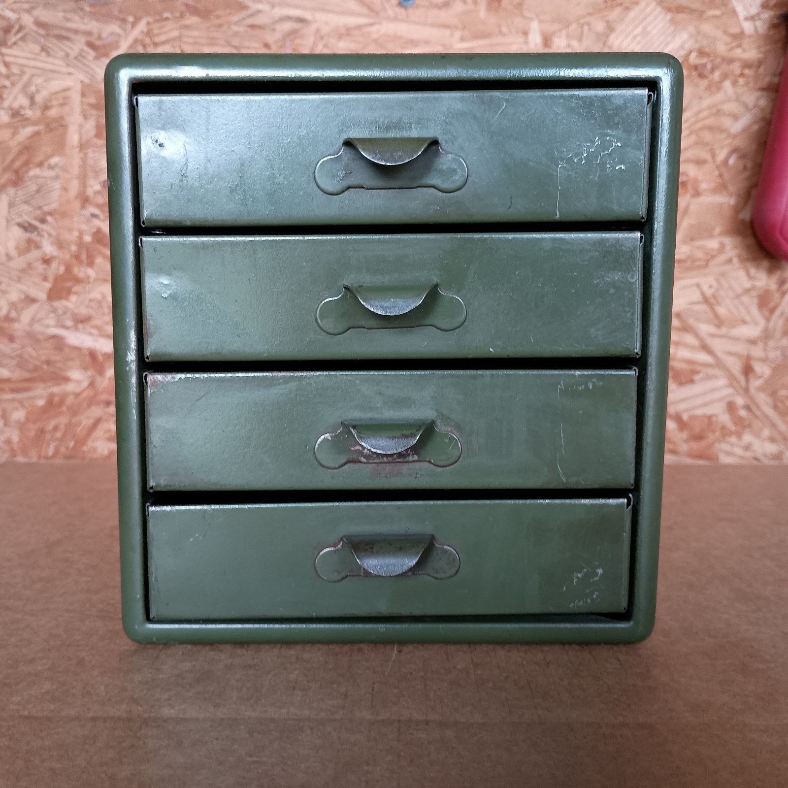 Vintage Steelmasters File-A-Way Chest Small Parts 4-Drawer Metal Cabinet