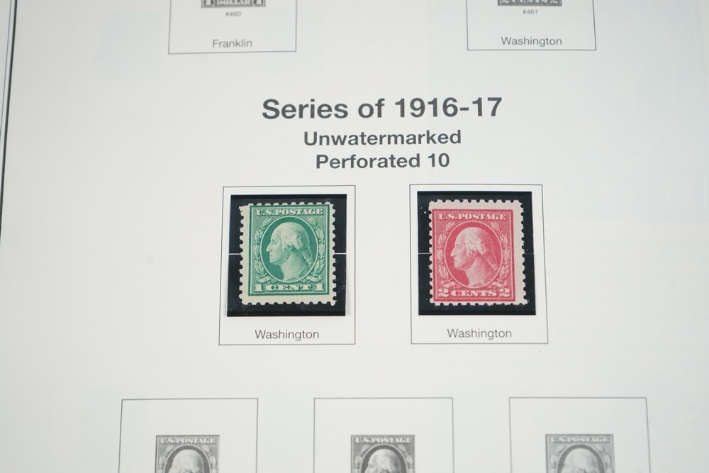 US 1890s-1980s COLLECTION OF 650+ STAMPS MINT & USED STORED IN MYSTIC ALBUM