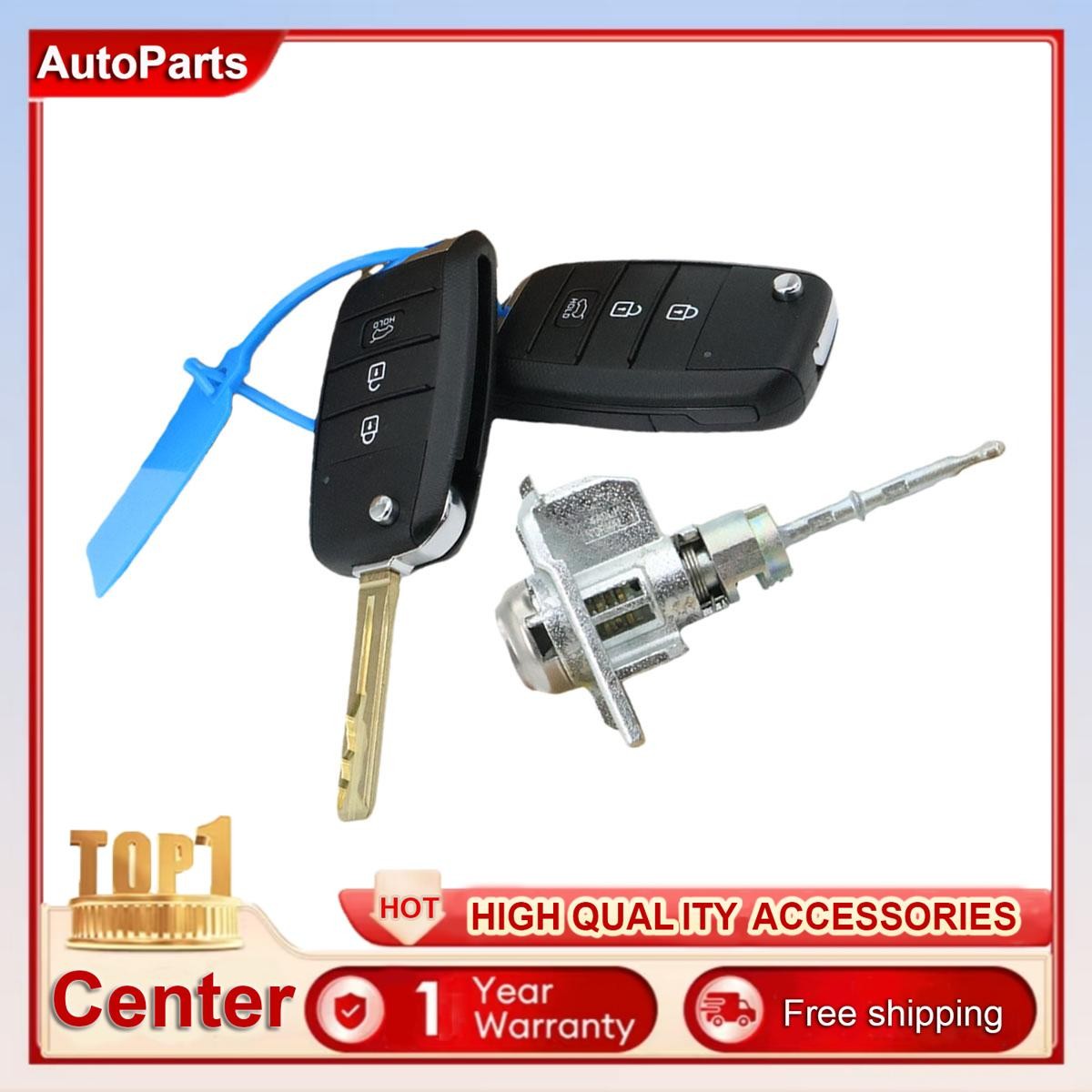 For Kia Sportage 2017 - 2022 Left Door Lock & Key Cylinder Set 81970-D9A00