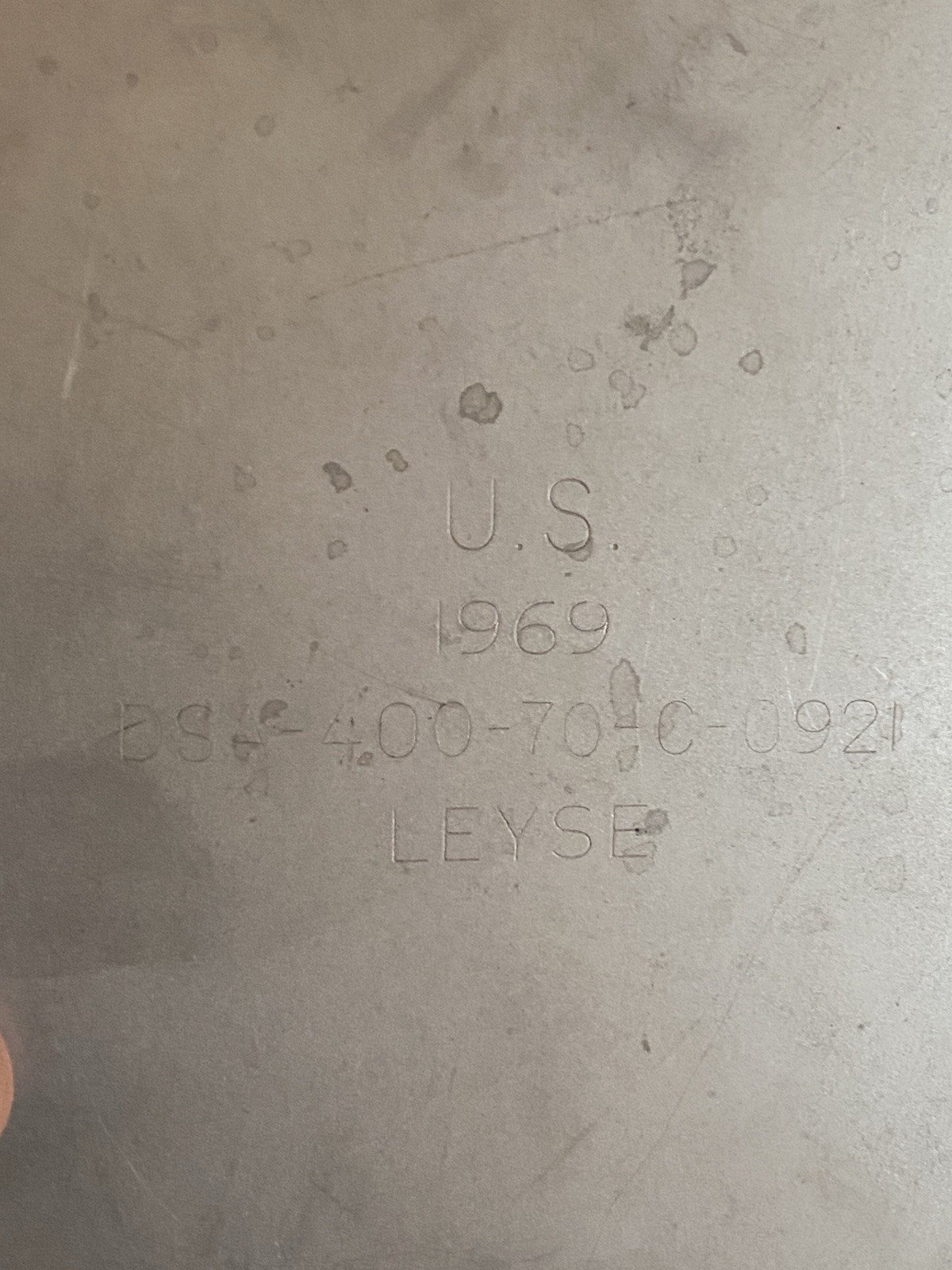 Vintage 1969 Leyse US Military 3 Piece Cooking Set Militaria Made in USA