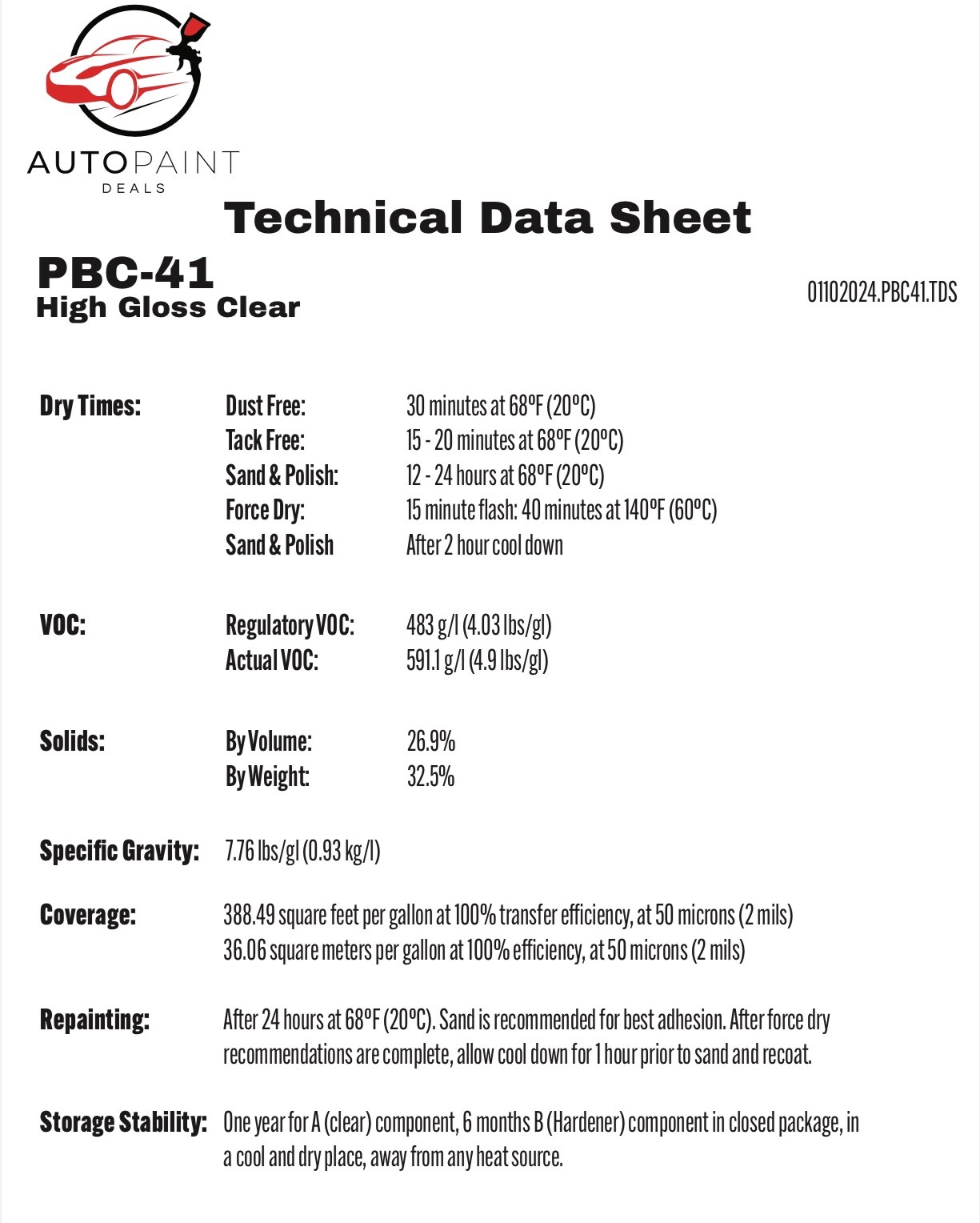 Platinum Clear Coat Gallon Kit 4:1 High Gloss Automotive Clearcoat Med Hardener!