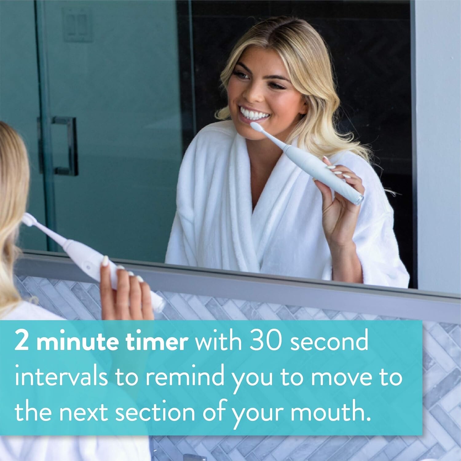 Tao Clean UMMA DIAMOND Sonic Toothbrush with UV Sanitizing Cleaning Station WHT