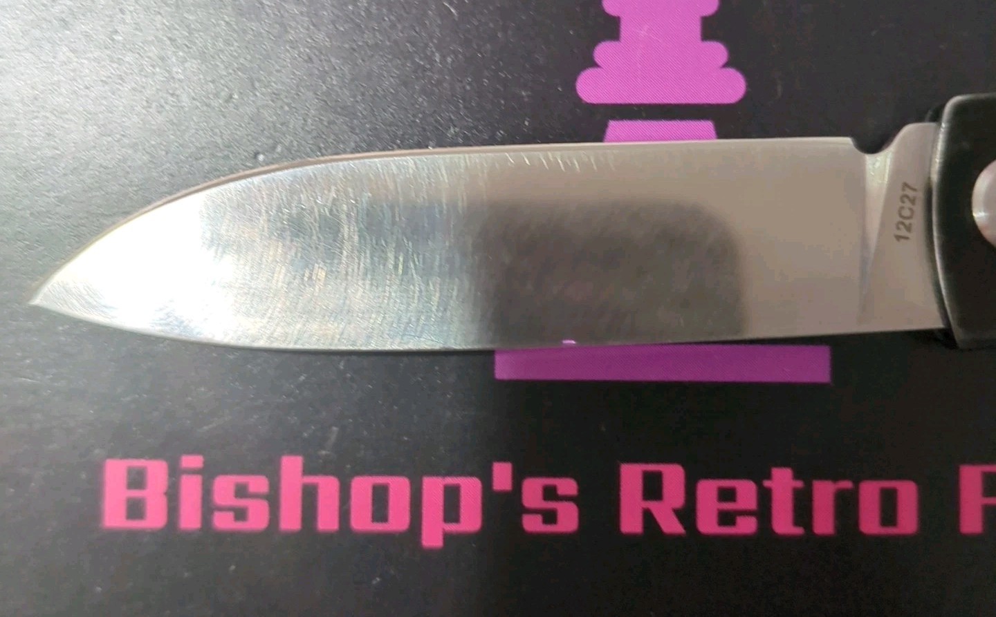 Boker Plus Atlas Black 12C27 Steel Pocket Knife 01BO851 Minimalist Design Slim