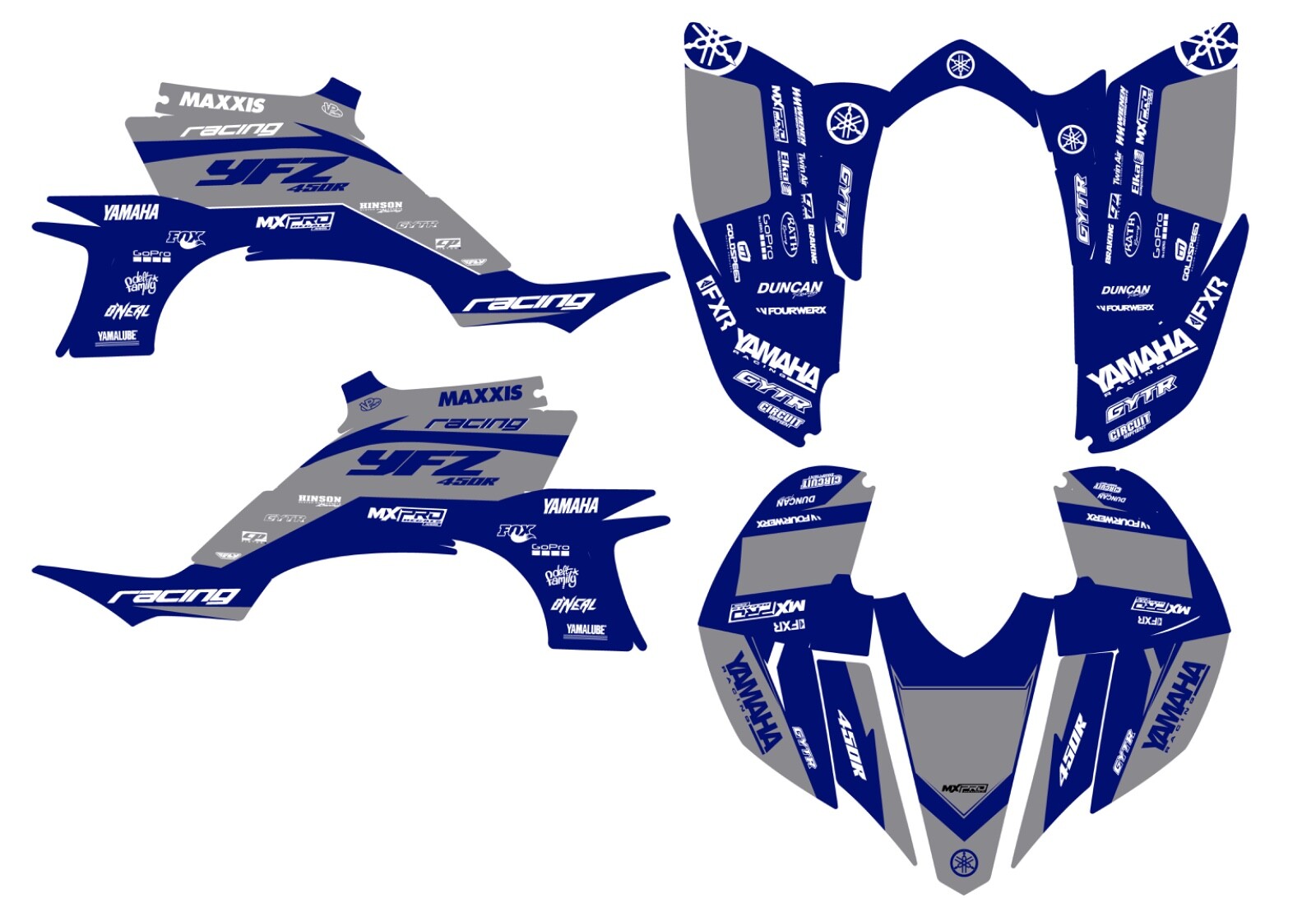 Fits YFZ450 2003 2004 2005 2006 2007 2008 Yamaha Graphic decal kit stickers Yfz