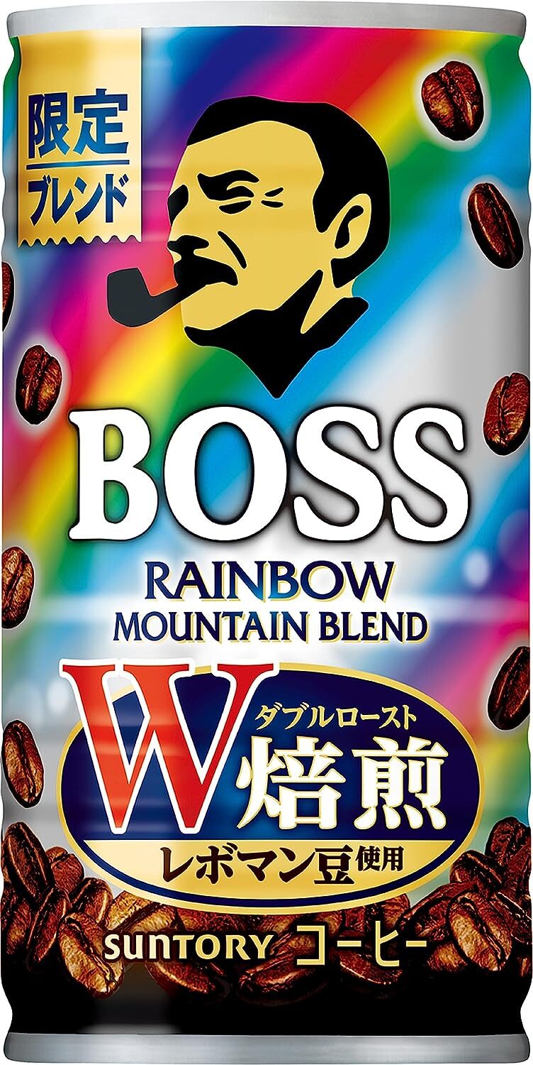 Suntory Boss Coffee (185 g x 10 Cans), Popular Japanese Drink, Made in Japan