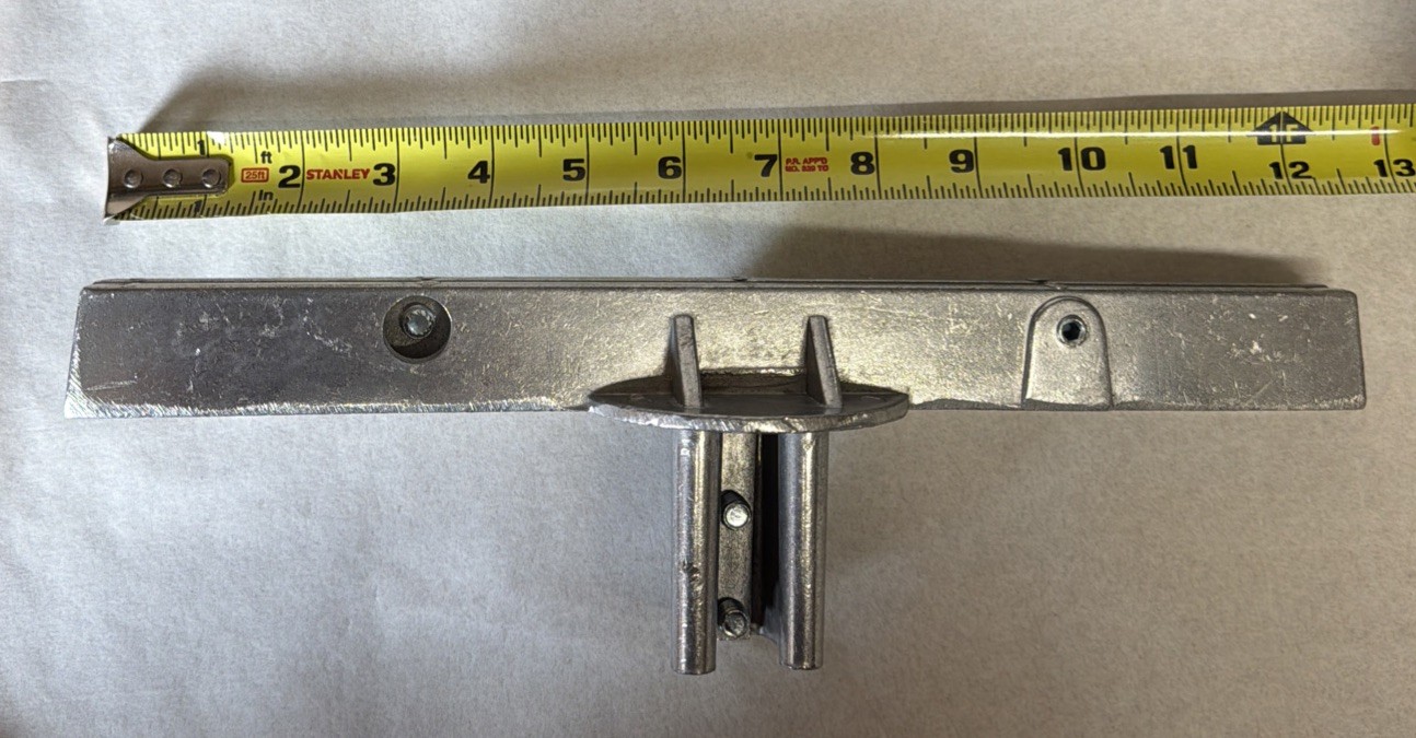 12" Road Street Name Sign Top Mounting Bracket U Channel Post Flat Holder