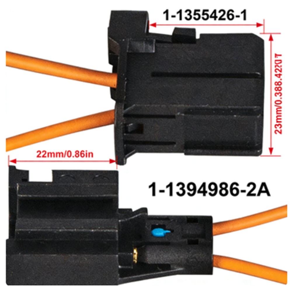 2 Sets MOST Fiber Optic Loop Bypass Adapter Male Female For Mercedes BMW