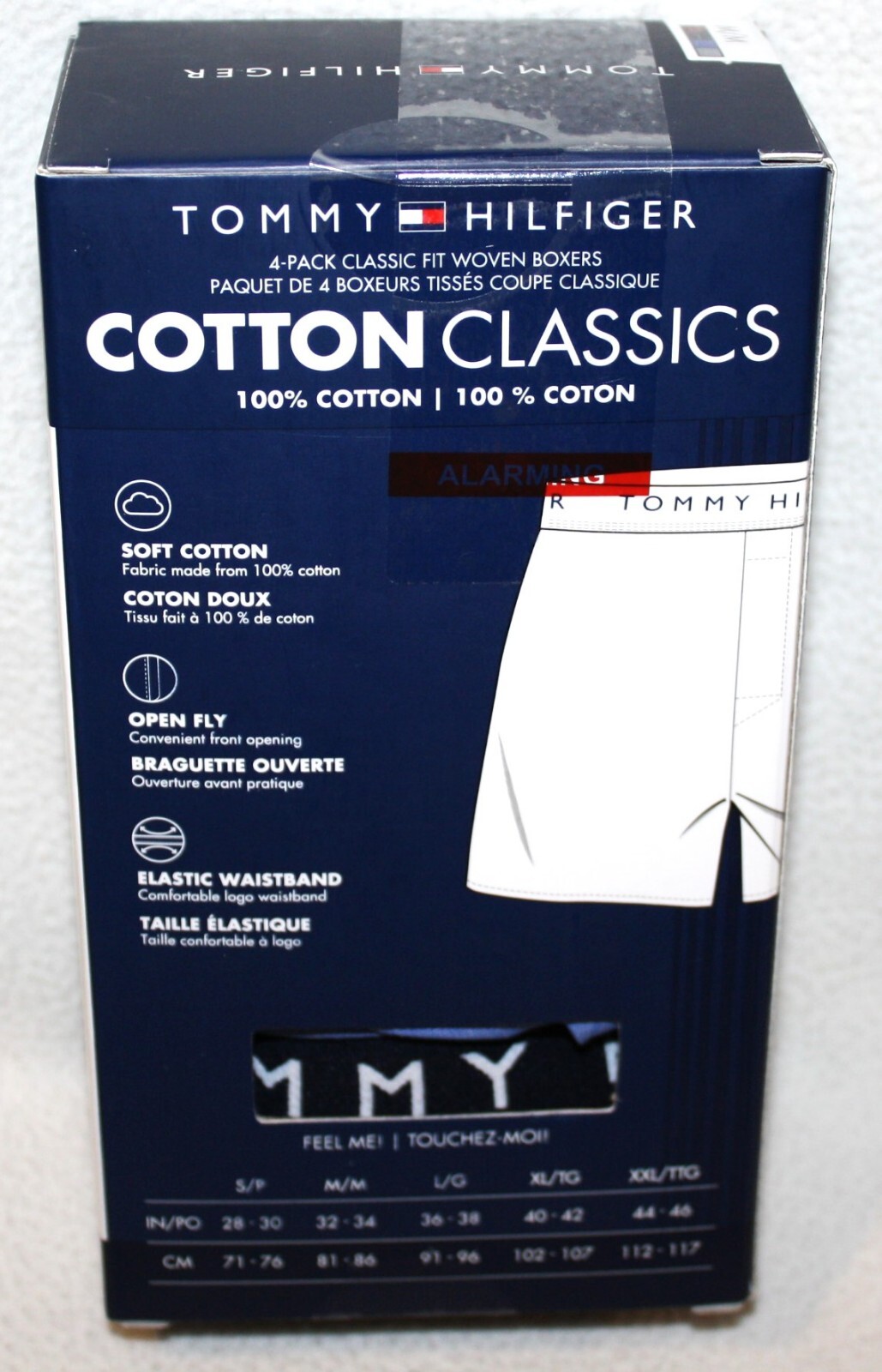 4 Tommy Hilfiger Woven Boxers Cotton Men's M L Underwear Classic Fit $49.50