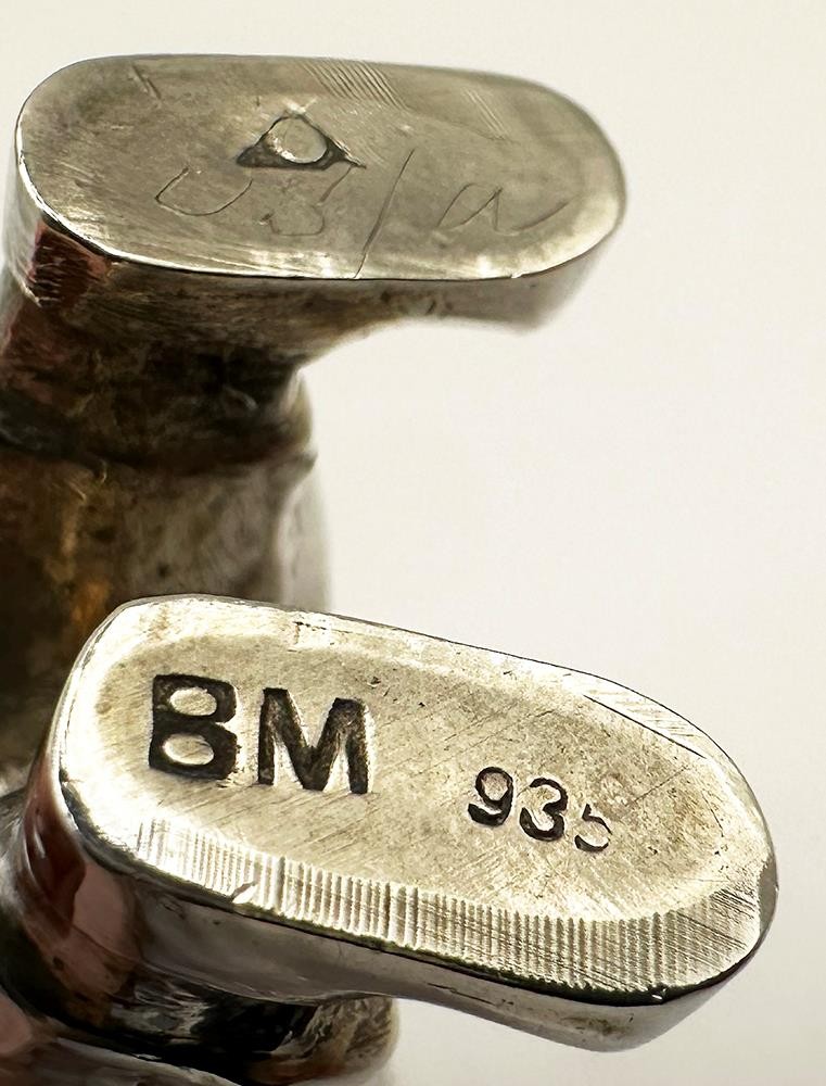 ANTIQUE NOVELTY DUTCH BOY PEPPERPOT STERLING SILVER LONDON 1924 BERTHOLD MULLER