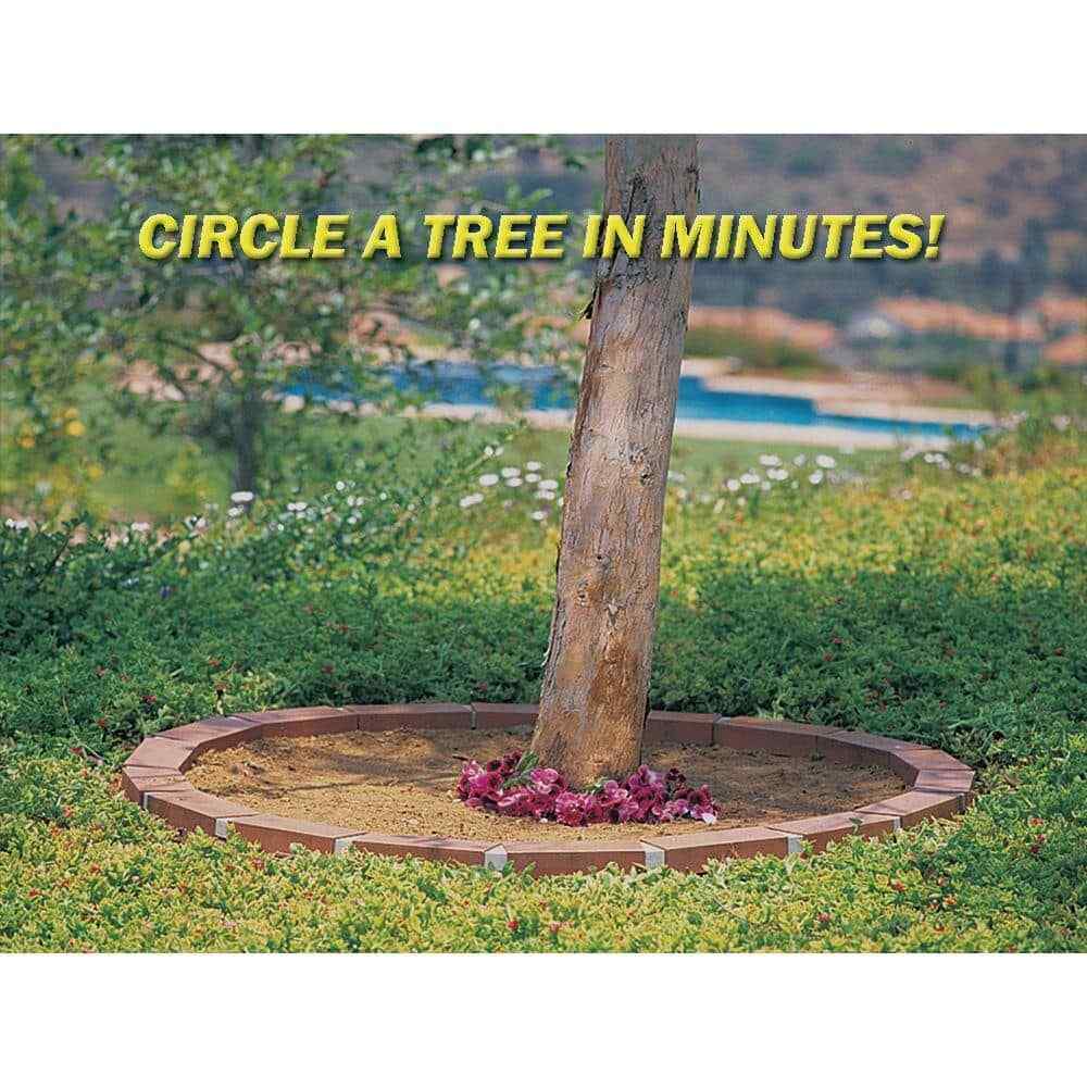 25 ft. Decorative Plastic Brick Edging Kit Garden Pathway Lawn Tree Edge Border