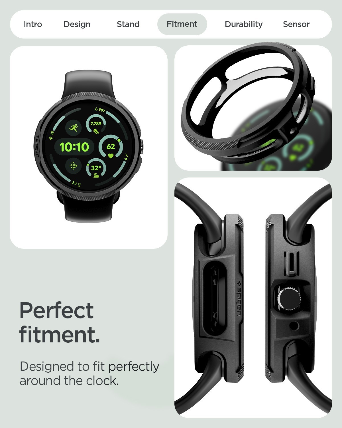 For Pixel Watch 4 (45mm) | Spigen Liquid Air