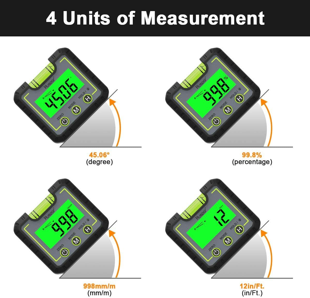Magnetic Digital Level Box Angle Finder Protractor Inclinometer Bevel Gauge