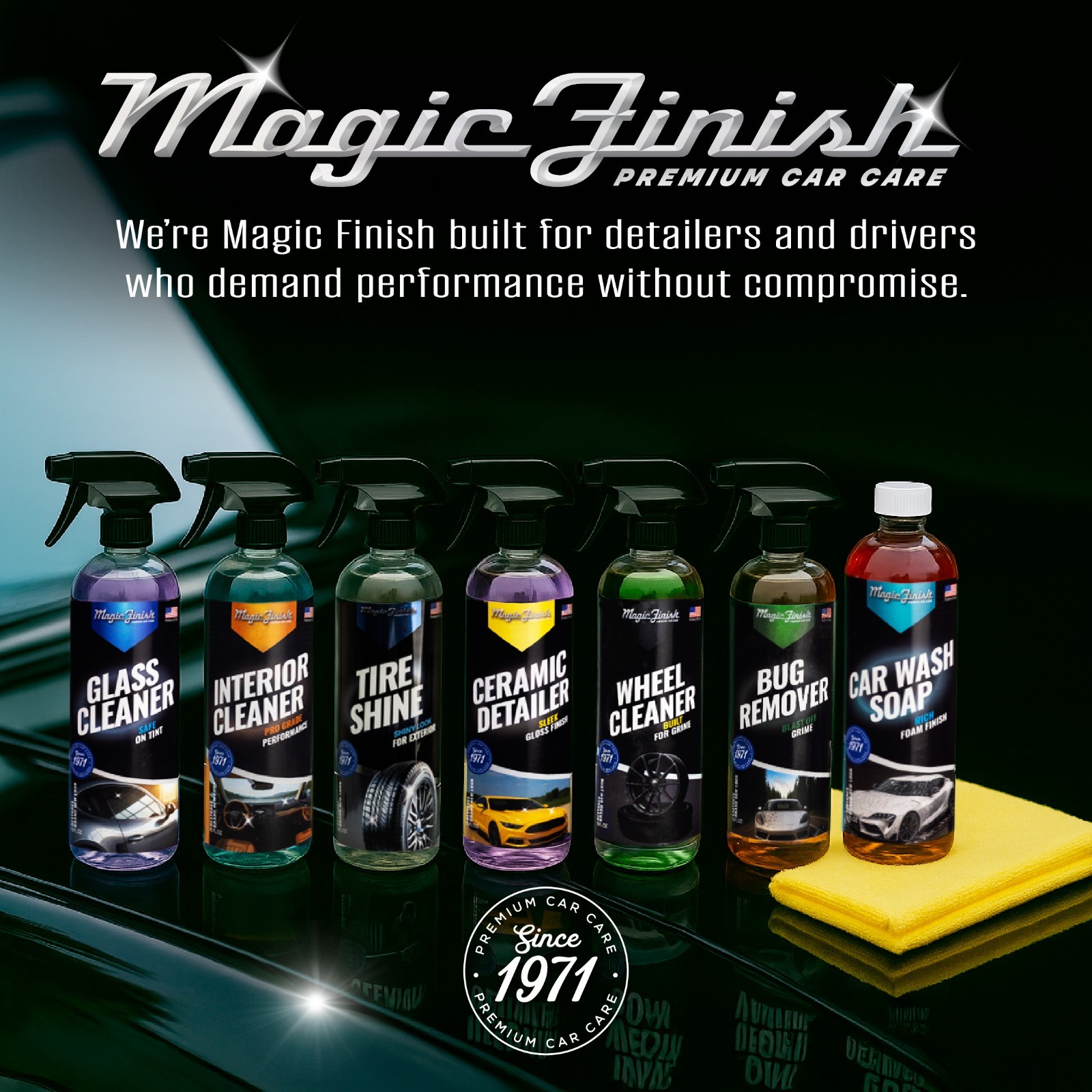 Ceramic Detailer (16 fl oz) – High-Gloss Ceramic Spray Coating for Sleek Finish