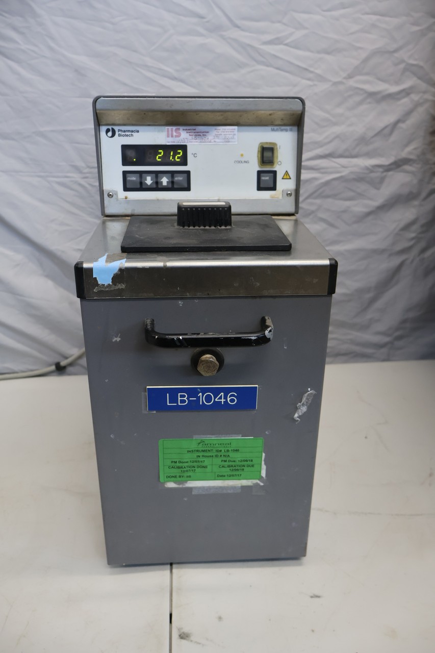 Pharmcia Biotech P/N 56-1165-33 MultiTemp III Recirculating Chiller Bath