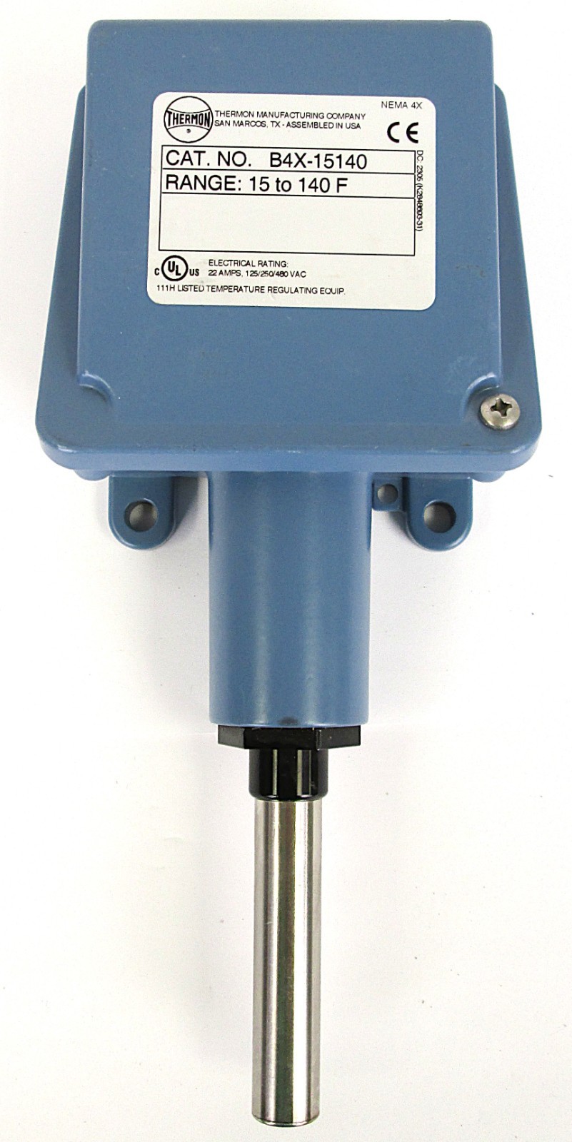 THERMON, B4X-15140, RANGE 15-140 F, 2-1/2" PROBE, COPPER WIRE ONLY, SURPLUS