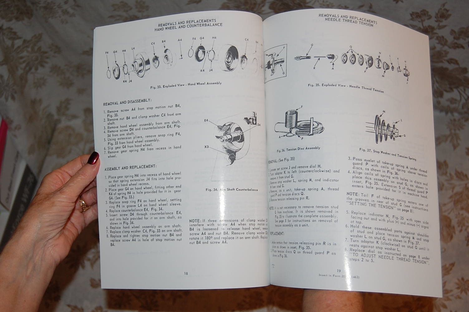 Factory Authorized Service Manual for Singer 500 500A 503 503A Sewing Machines