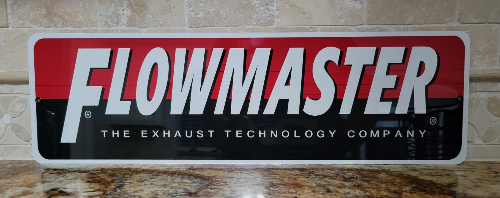 Flowmaster Aluminum sign 6" x 23"