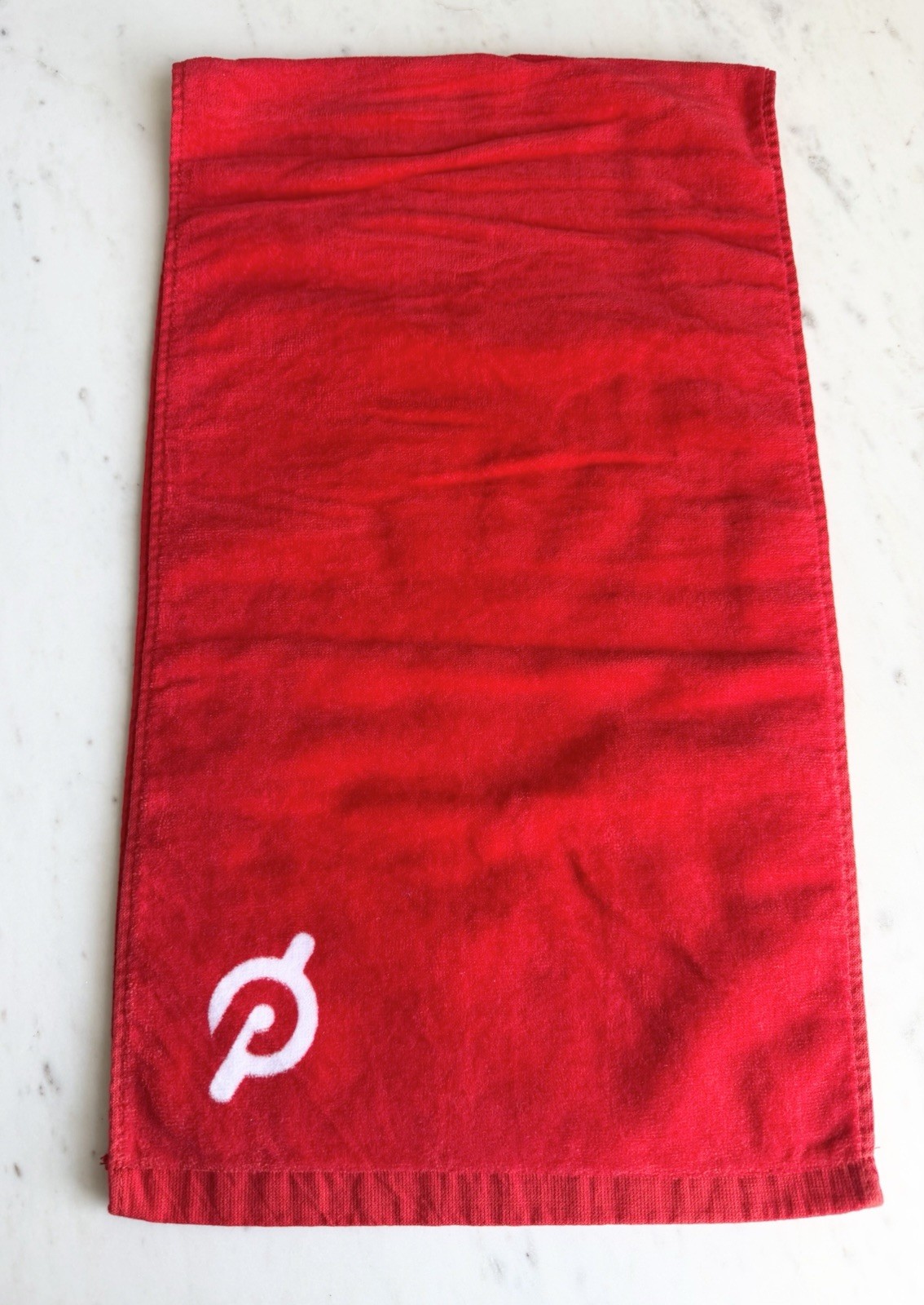 PELOTON Sweat Workout Gym Towel Red 42x12 (New - No Packaging)