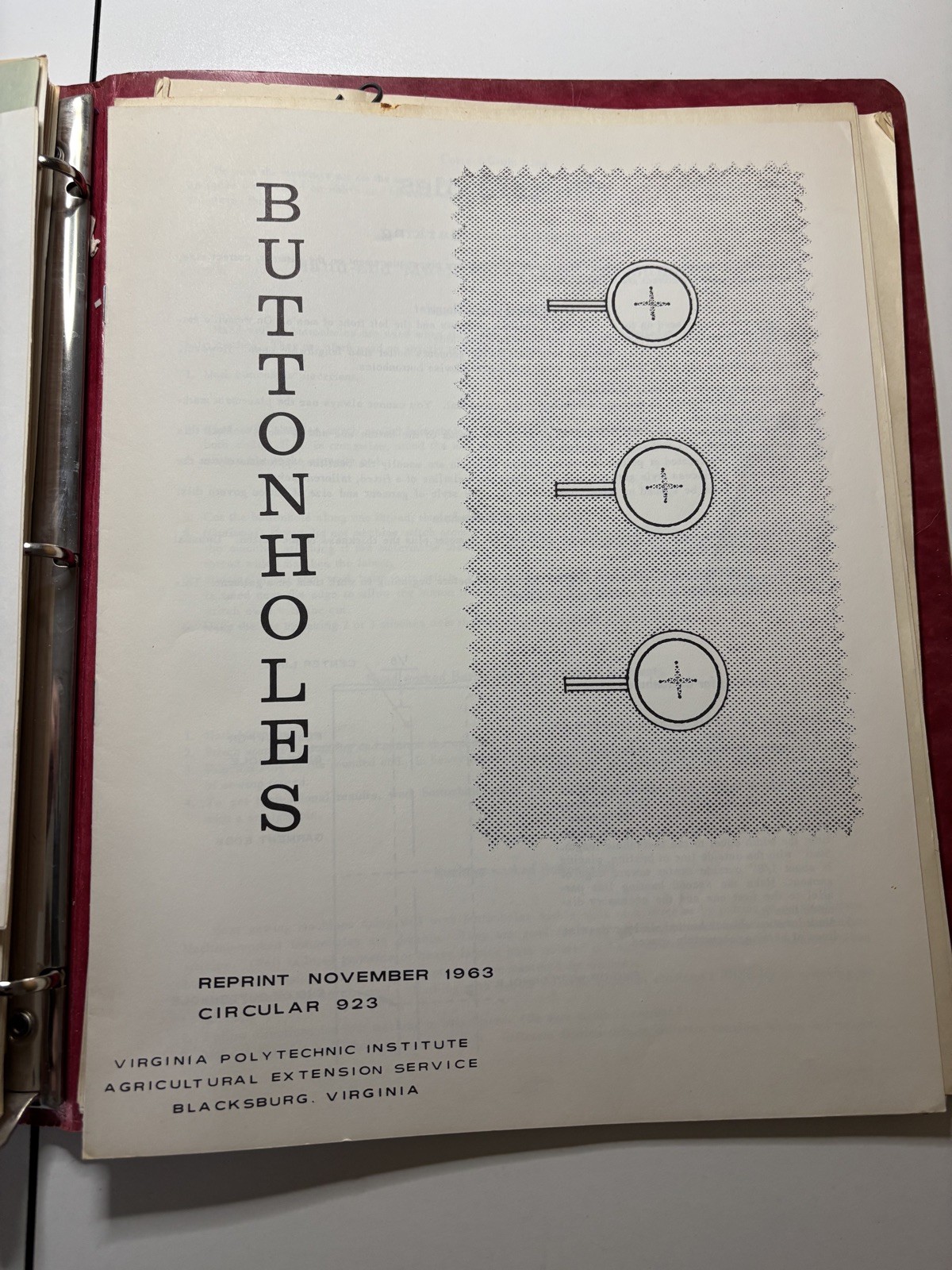 Virginia Polytechnic Inst. & other Sewing/Dressmaking Lessons & Texts-Vintage