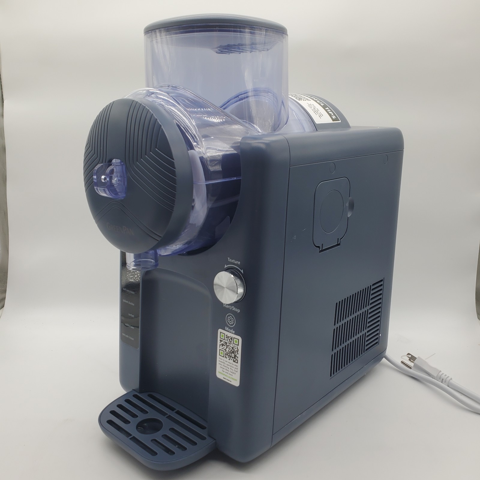 GreenPan Frost Ice Cream & Frozen Drink Maker Berry Blue