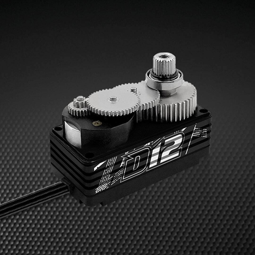 POWER HD D12 HV Brushless 131.9 oz / 0.059 Titanium / Digital Low Profile Servo