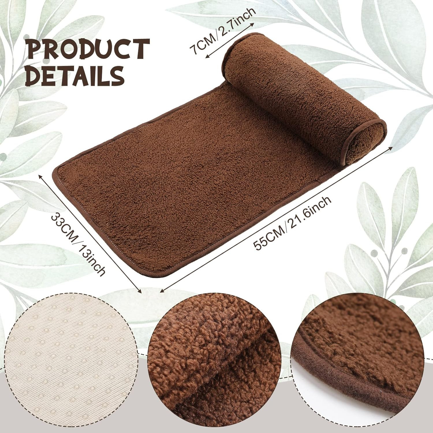 Neck Head Pillow for Recliner Chair Non Slip Fleece Adjustable Neck Roll Support