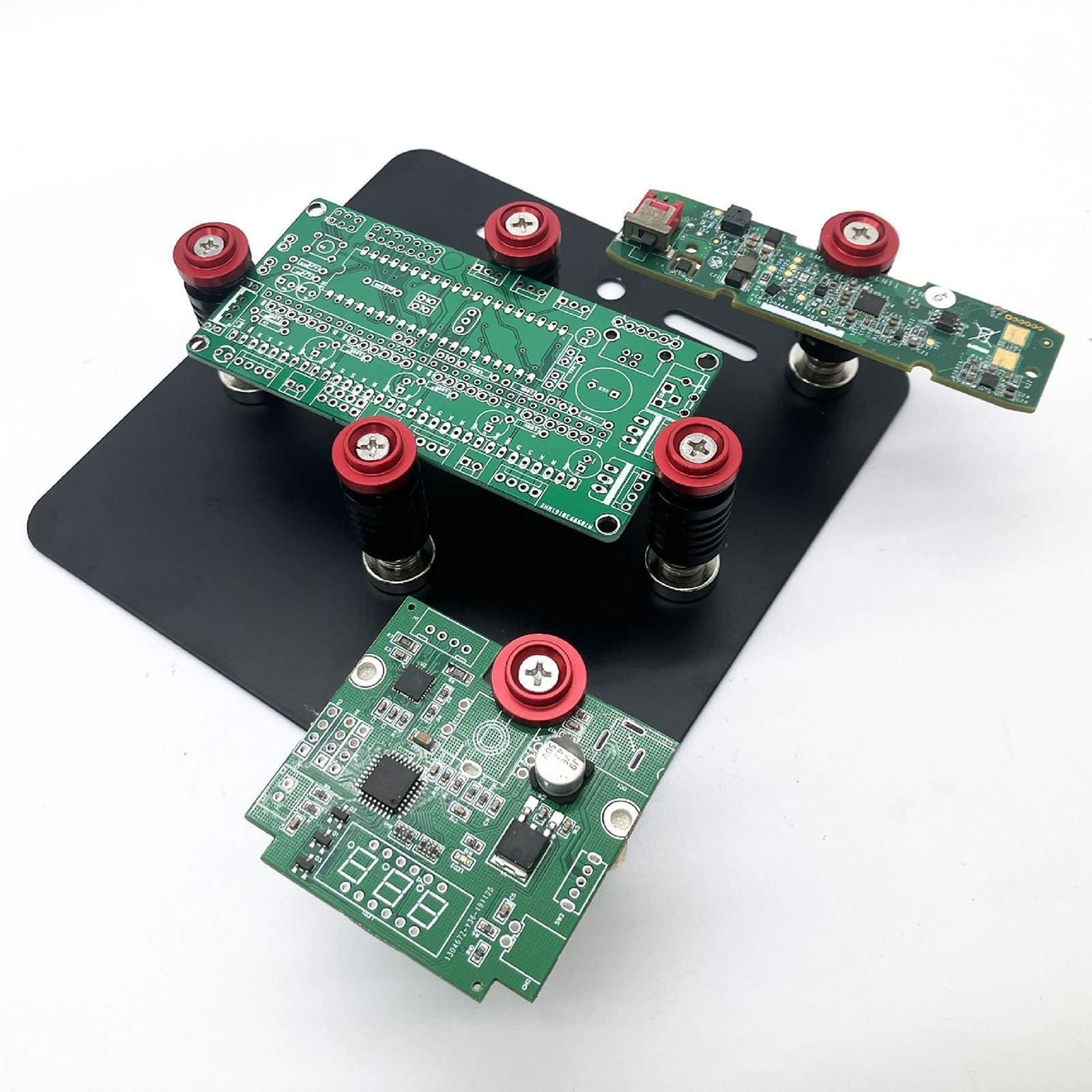 PCB Board Holder, Circuit Soldering Tool Repairing Tool, 6 Magnetic Spring Clamp