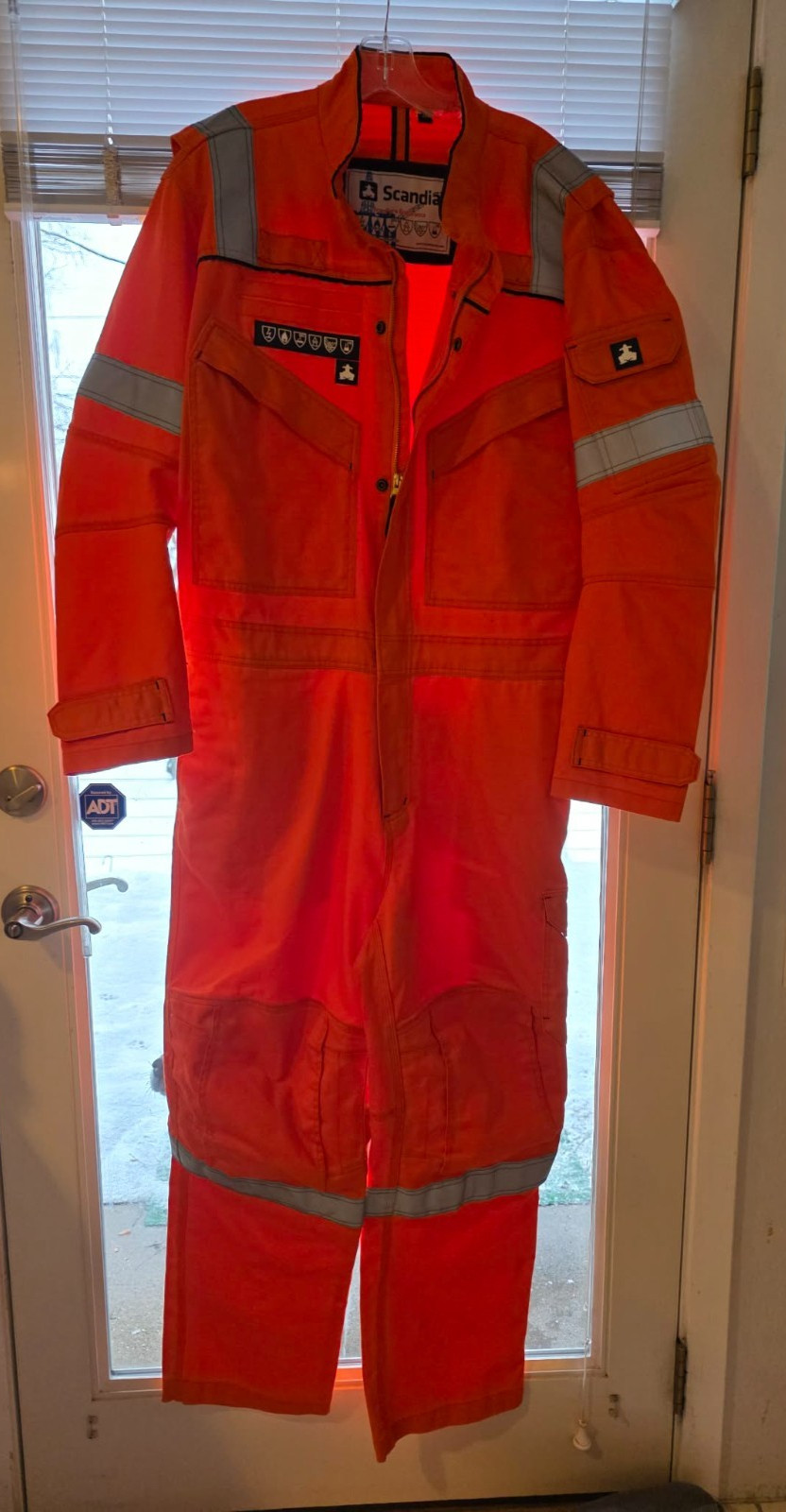New Scandia ScanPyro Endurance Bright Orange XL Reflective FR Maritime Coveralls