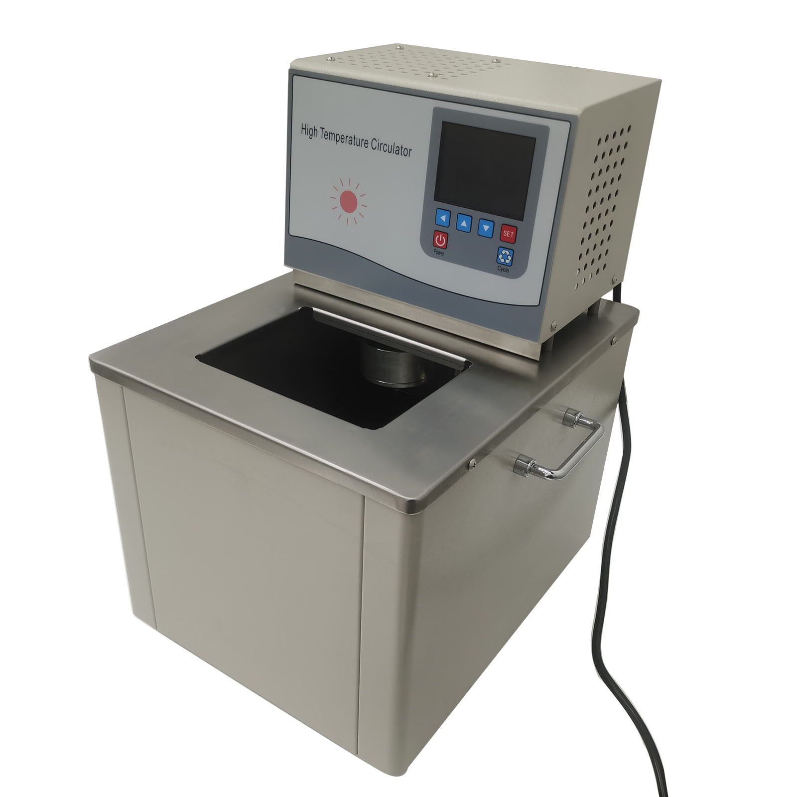 Used 10L 300°C High Temperature Circulator 220V Oil Bath Hot Heater Circulator