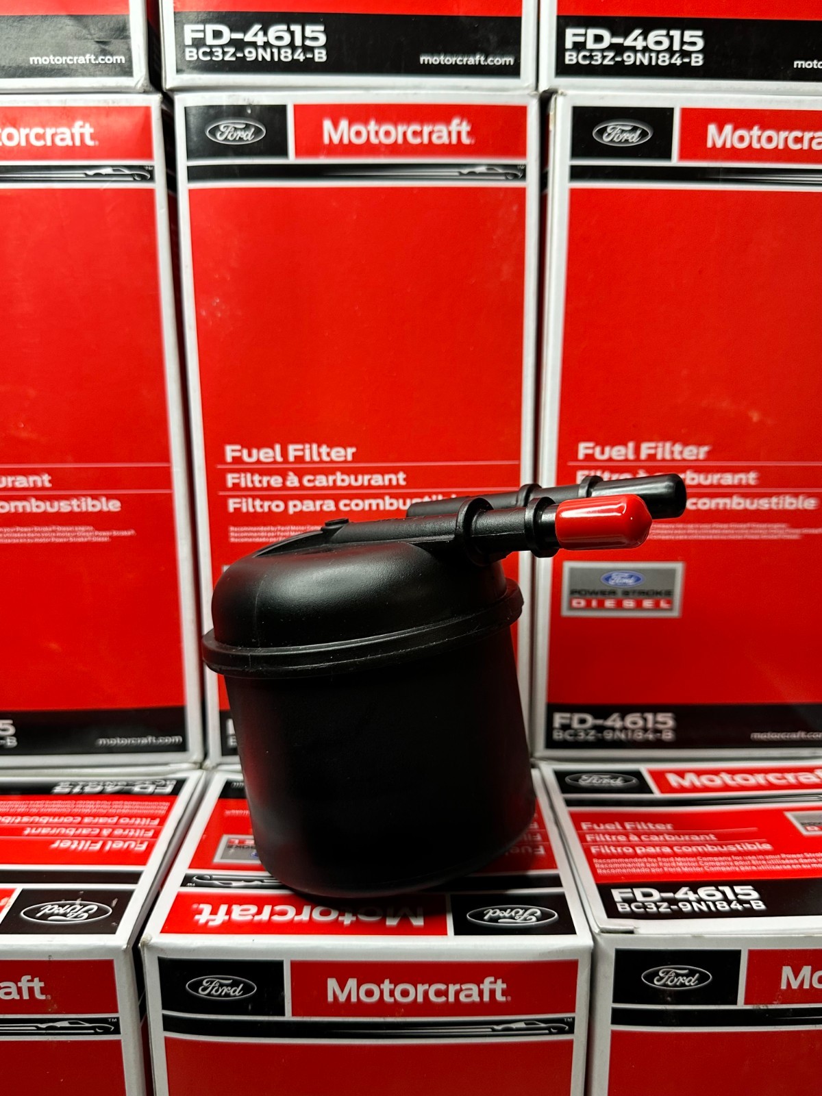 2 Pack Genuine Motorcraft FD4615 Diesel Fuel Filter Ford F-250 Super F-350 6.7L