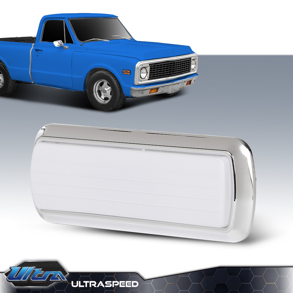 Fit For 1960-1972 Chevy GMC Pickup Truck C/K Chrome Dome Light Lamp Assembly
