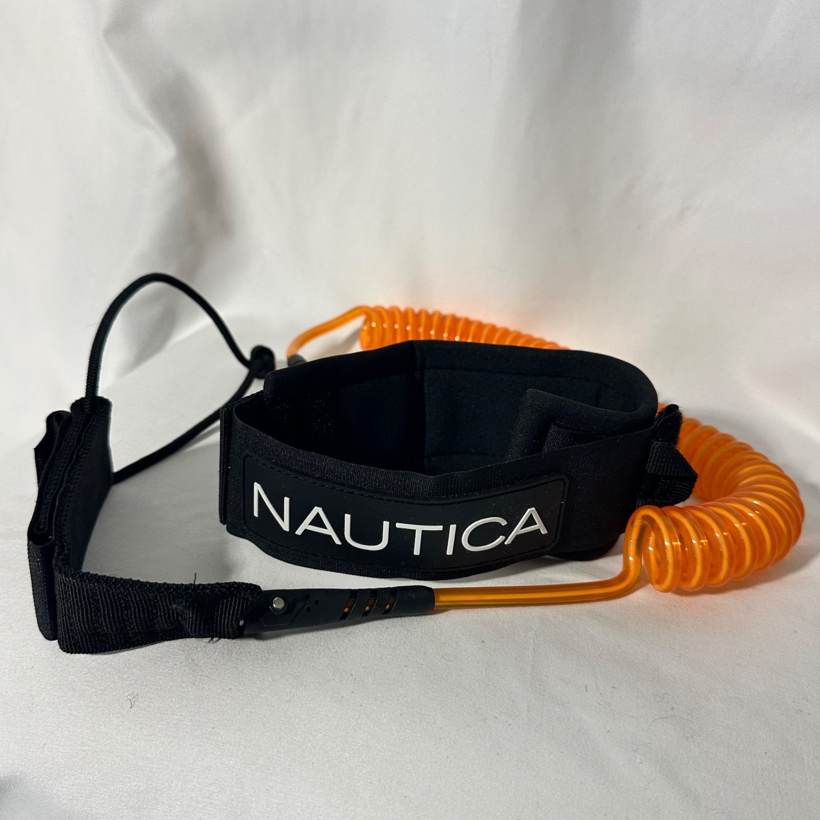 Nautica SUP Paddle board Or Surf Leash – Coiled Cord, Neoprene Ankle Strap