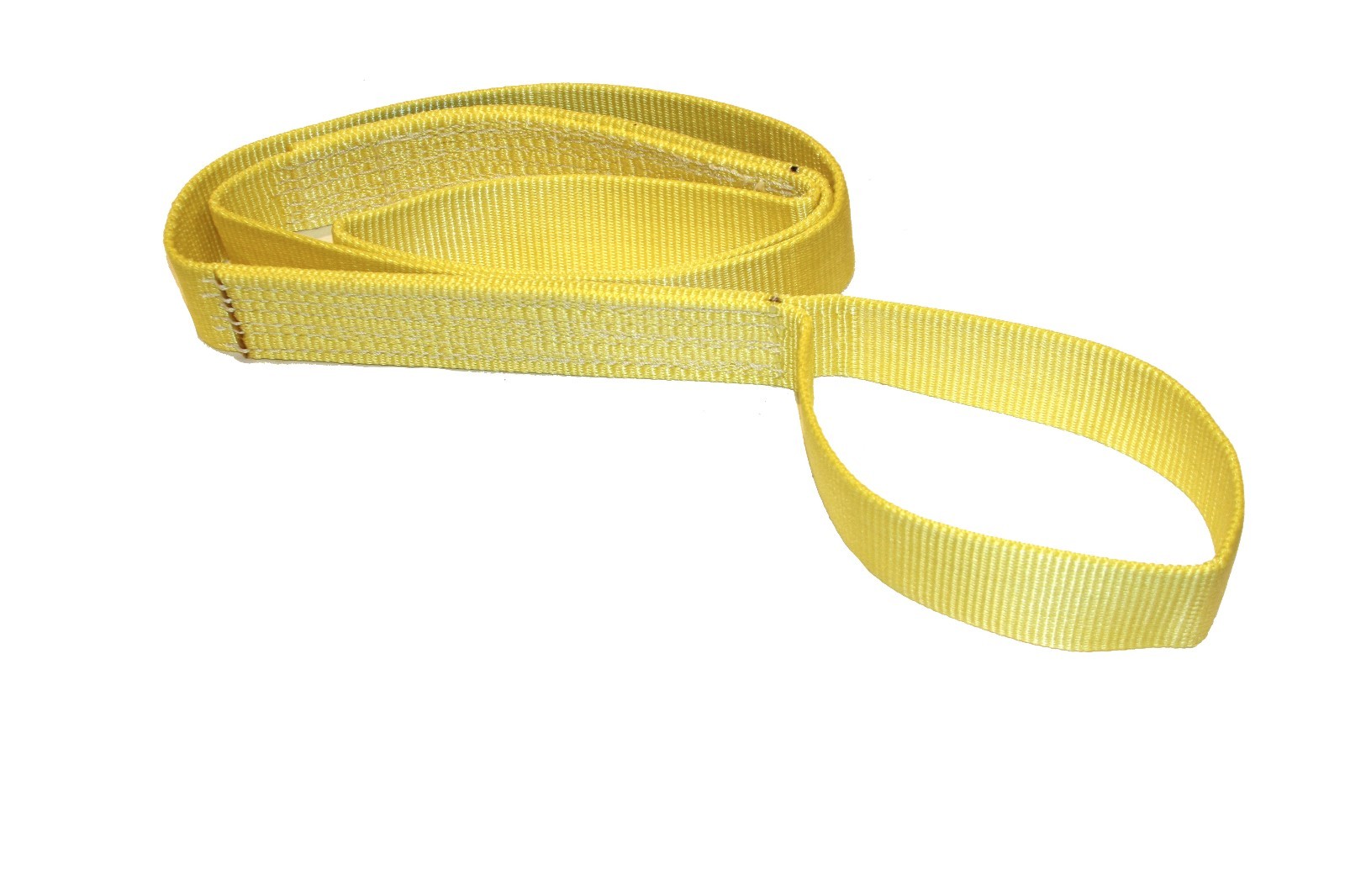 2" x 2 FT Web Sling Eye & Eye 2-ply Synthetic Lifting Tow Strap Choker (2 Pack)