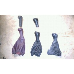 Porsche 924 944 968 928 leather shiftboot knob+Emblem