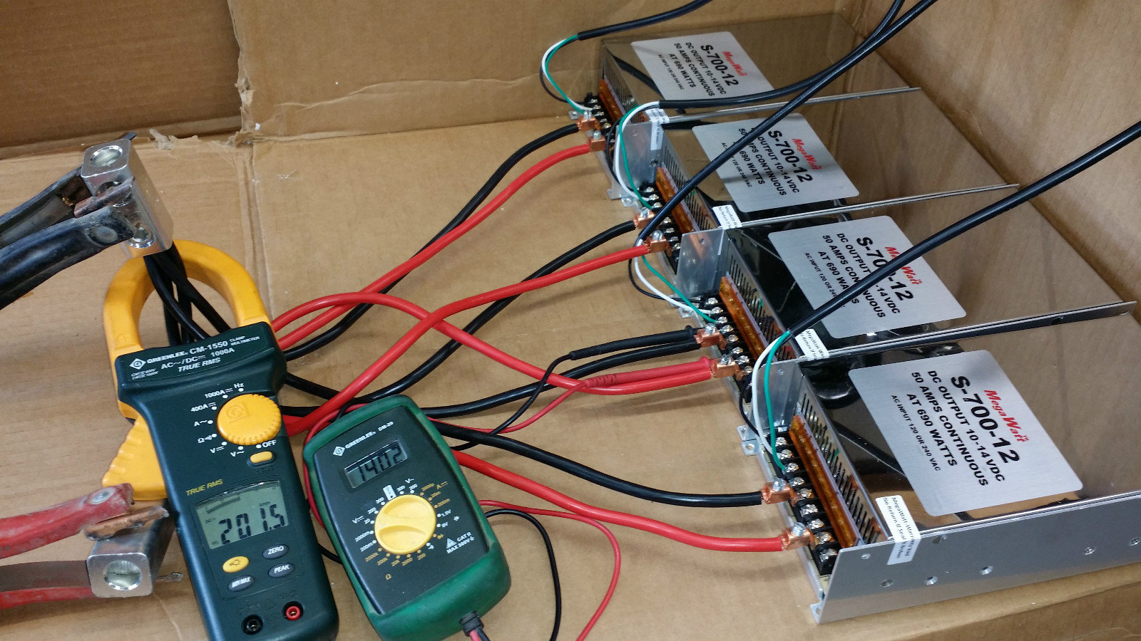 50 Amp Power Supply Stack to 100 Amps or more 9-14VDC HAM CB Radio MegaWatt® 12