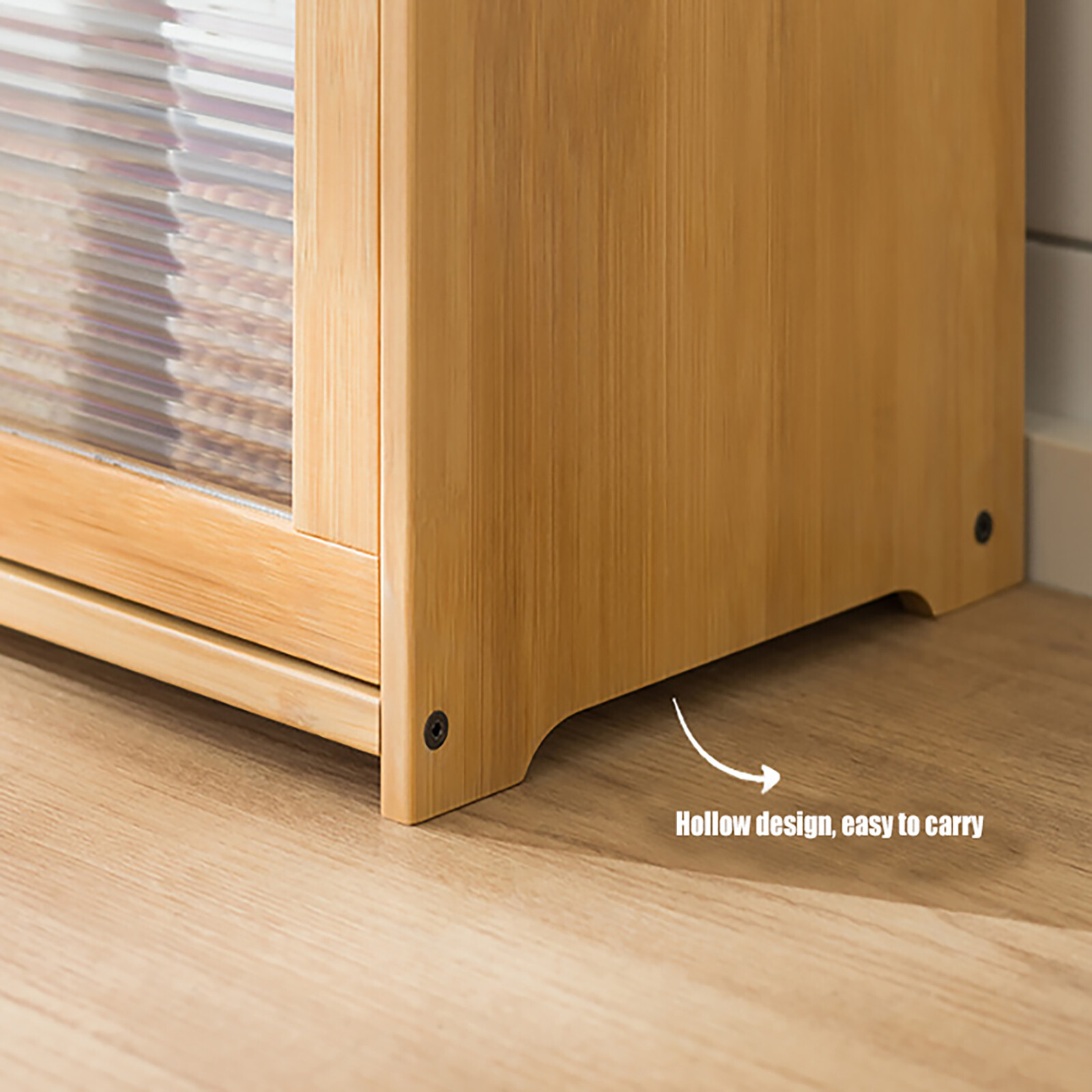 Storage Cabinet, Countertop Storage Cabinet, Cabinet with 2 Door Stoppers