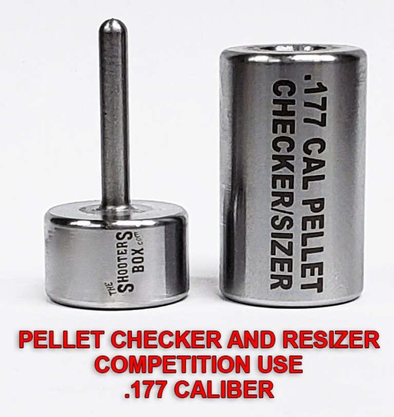 Pellet Resizer/Checker .177 Cal - Sizer - Stainless Steel - USA Made - Free Ship