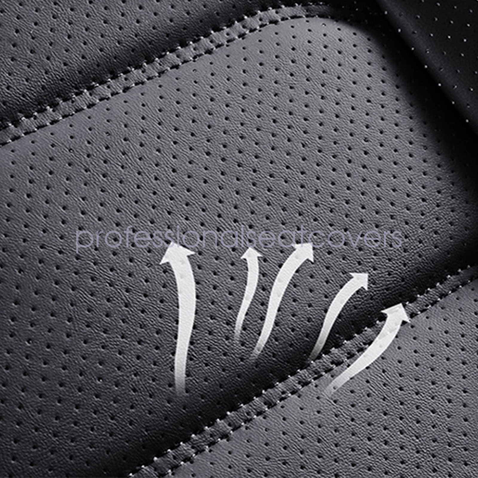 Fit For BMW Car Seat Cover Full Set PU Leather 5-Seats Front + Rear Protector US