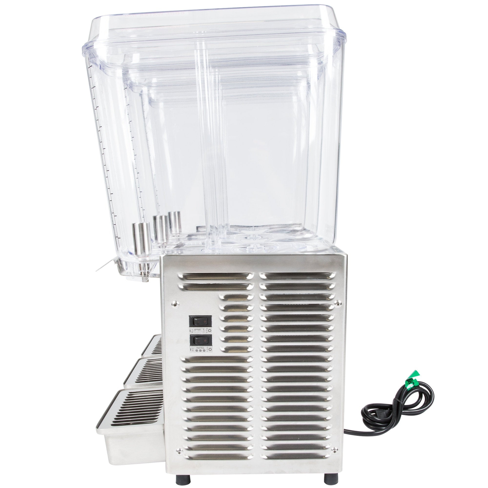 Crathco Triple 5 Gallon Bowl Stainless Steel Refrigerated Beverage Dispenser