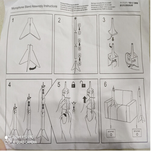 Audyssey Calibration Microphone Stand Assembly For Denon Onkyo Marantz ACM1HB