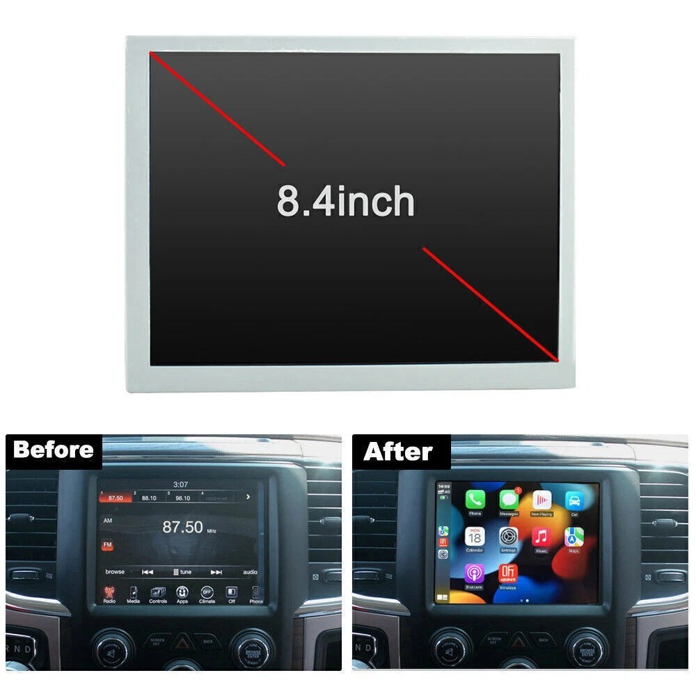 8.4" For 2013-2018 Dodge Ram 1500 2500 3500 Android 15 CarPlay Stereo Radio GPS