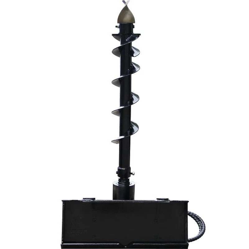 8-Inch Auger Post Hole Drill for Mini Skid Steer Loader, New