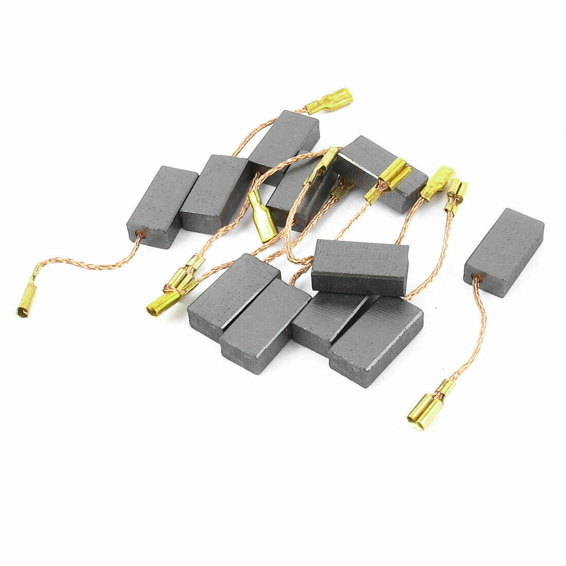 5 Pair 15mm x 8mm x 5mm Motor Carbon Brushes Replacement for Air Compressor ✦KD