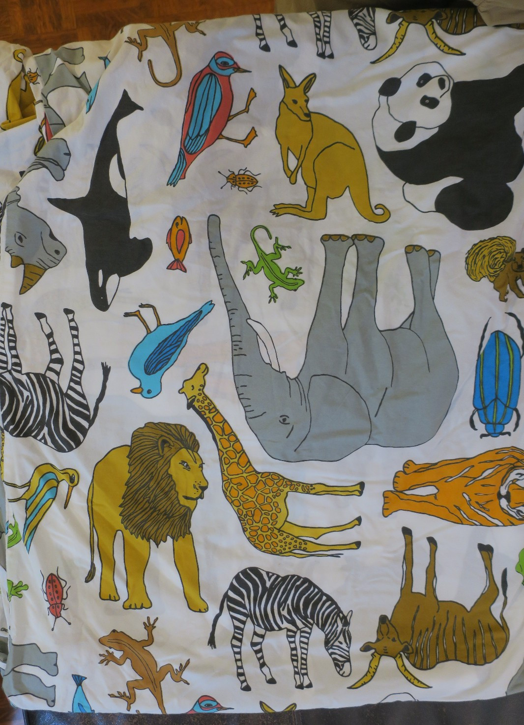 Land Of Nod-Welcome To The Jungle - Duvet Cover & 2 Shams FULL/Queen