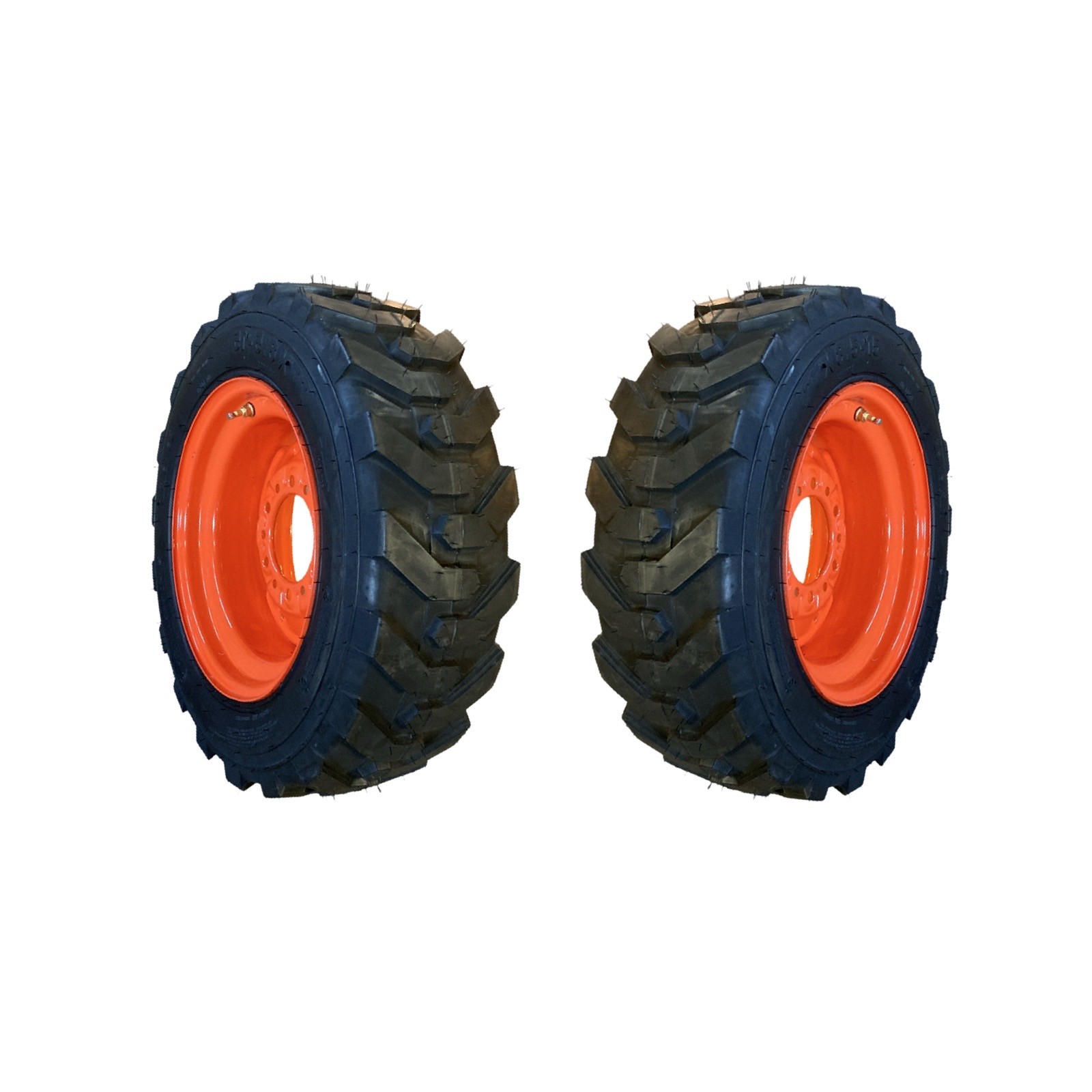 NEW 27X8.50-15 SKS-5 Tires on 6 lug Rims for Kubota Tractor Fronts L2500 & more